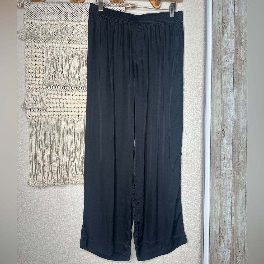 Anthropologie Black Elastic Waist Pants